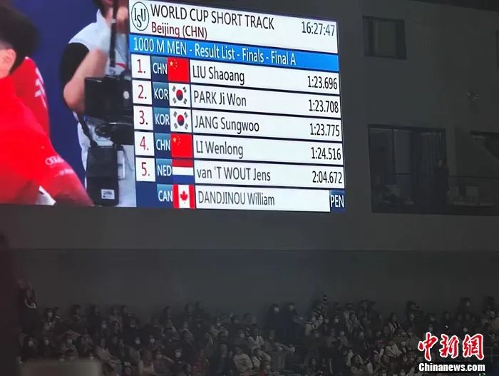 北京站国际滑联短道速滑世界杯正式收官：中国