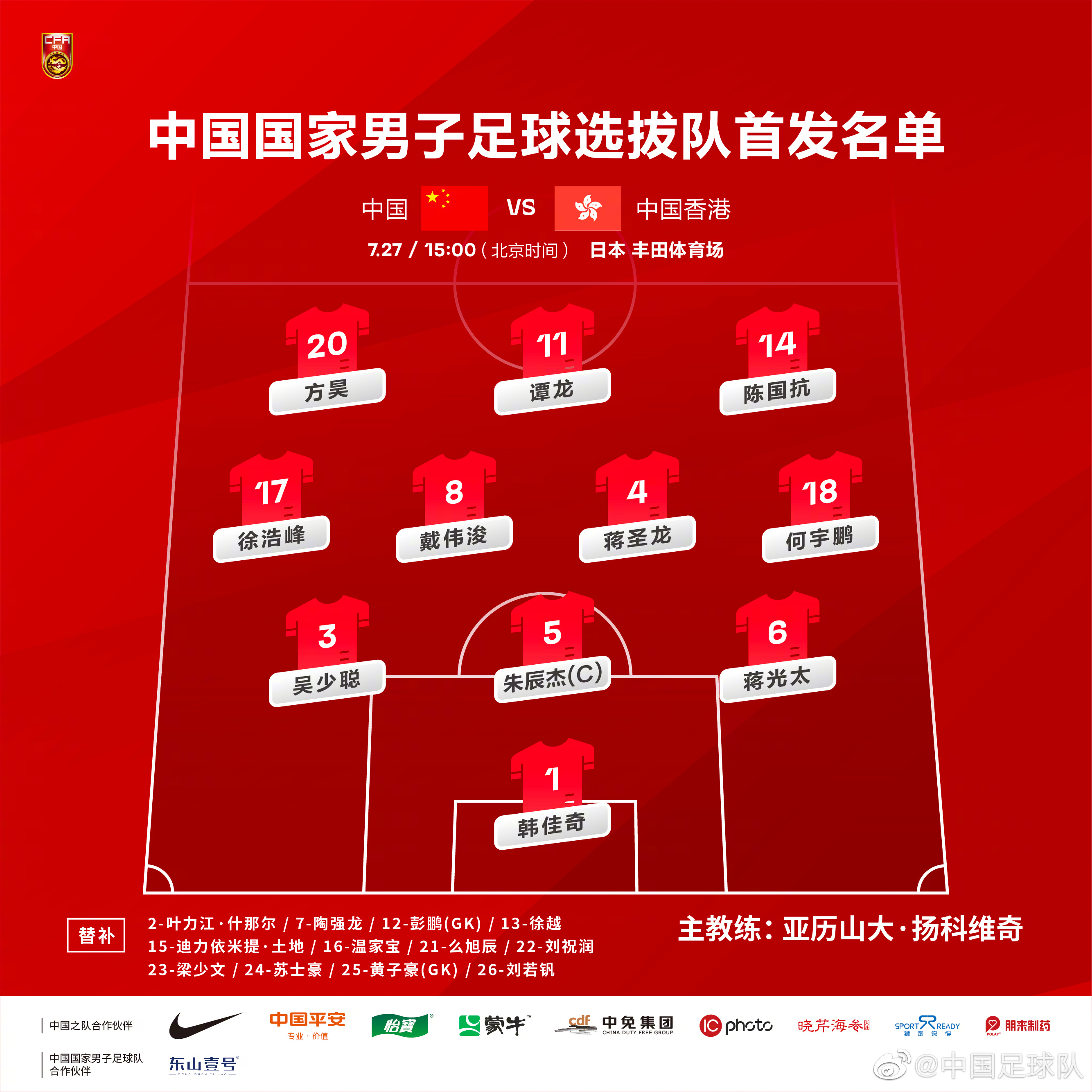 国足选拔队1-0力克中国香港 青年军首秀显潜力