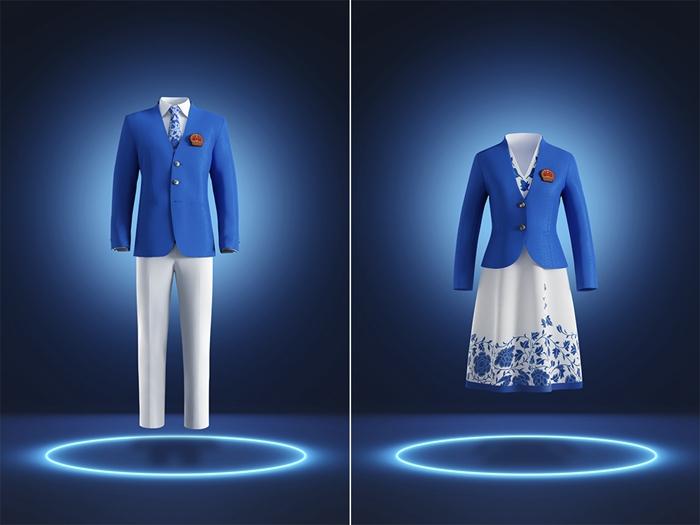 杭州亚运会中国代表团礼服“星耀”正式亮相