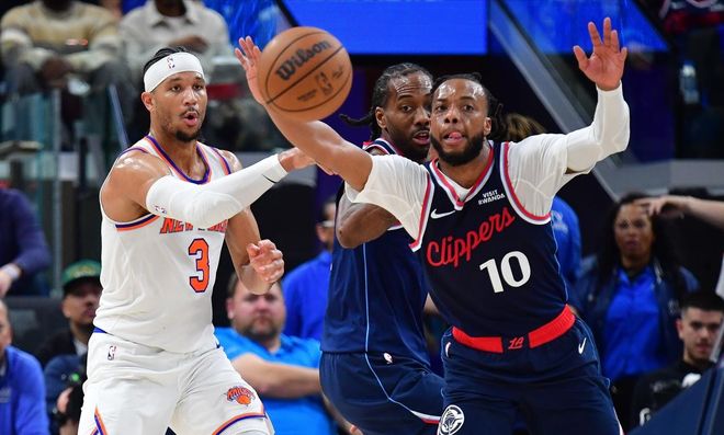 莱昂纳德统治全场 快船力克尼克斯迎连胜