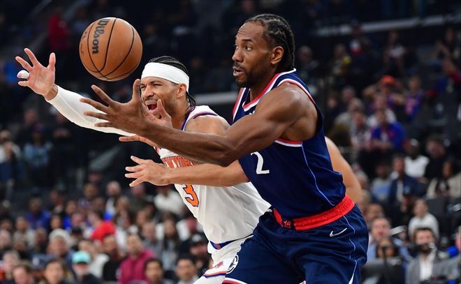 莱昂纳德统治全场 快船力克尼克斯迎连胜